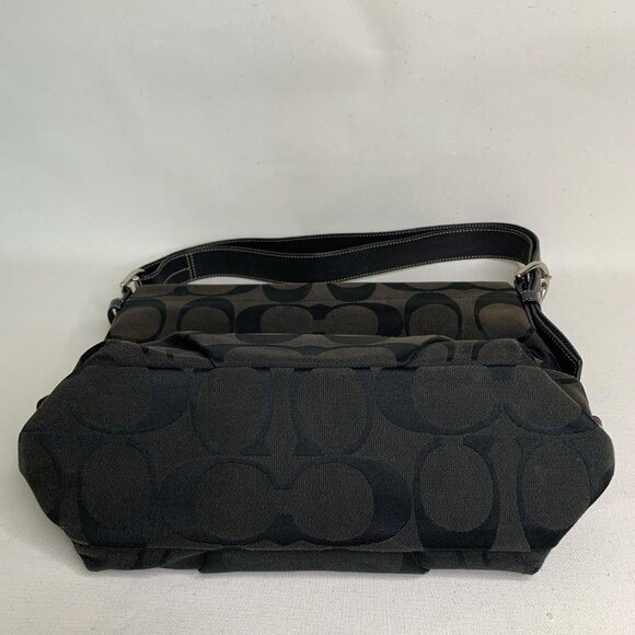 Vintage black Coach shoulder and - Picture 6 of 8